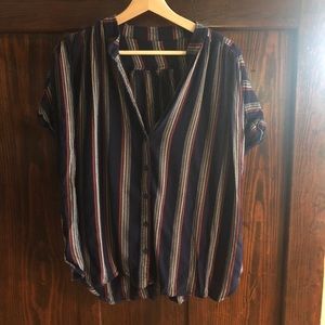 Vintage Striped Blouse